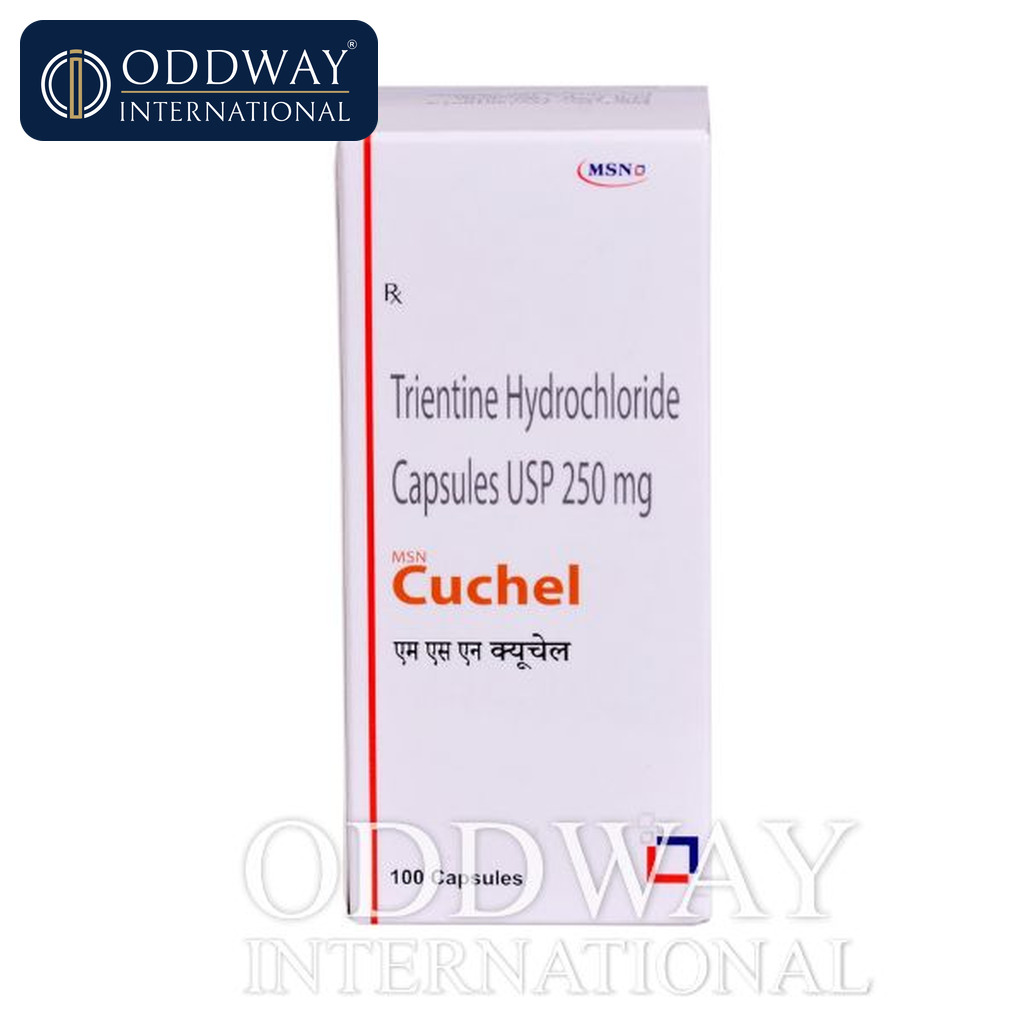 Trientine 250 mg capsule supplier for hospital and distributor procurement