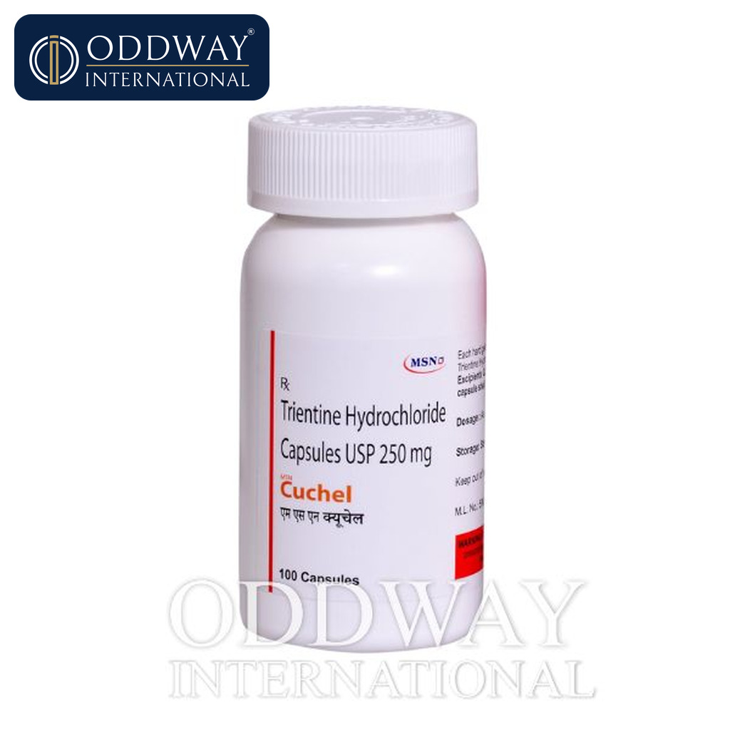 Bulk Trientine 250 mg capsule export supply coordination