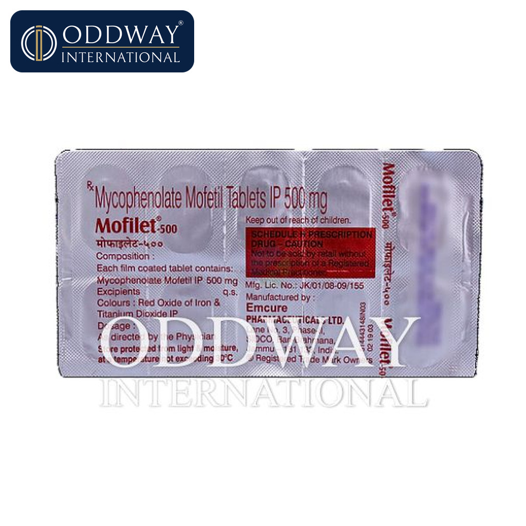 Mofilet 500 mg Tablet generic sourcing for regulated markets