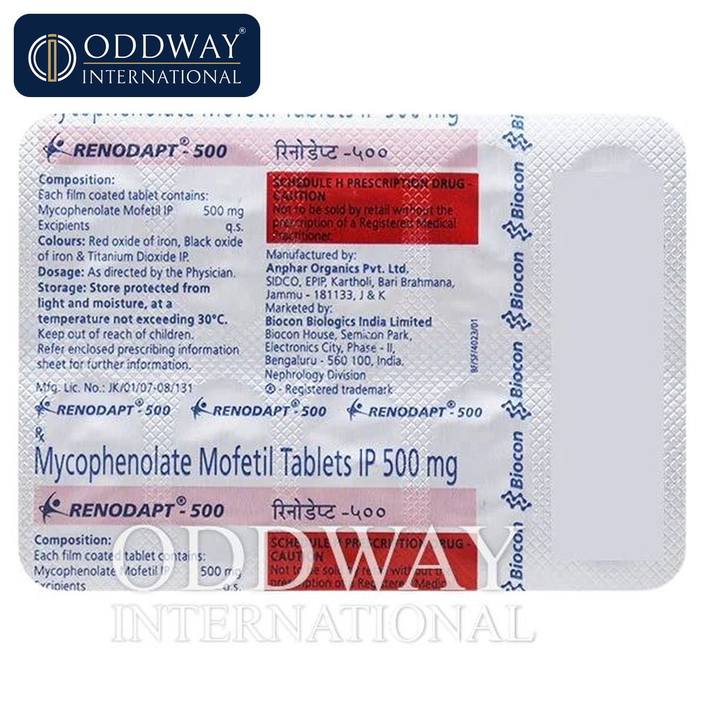 Bulk Renodapt 500 Tablets procurement for export supply