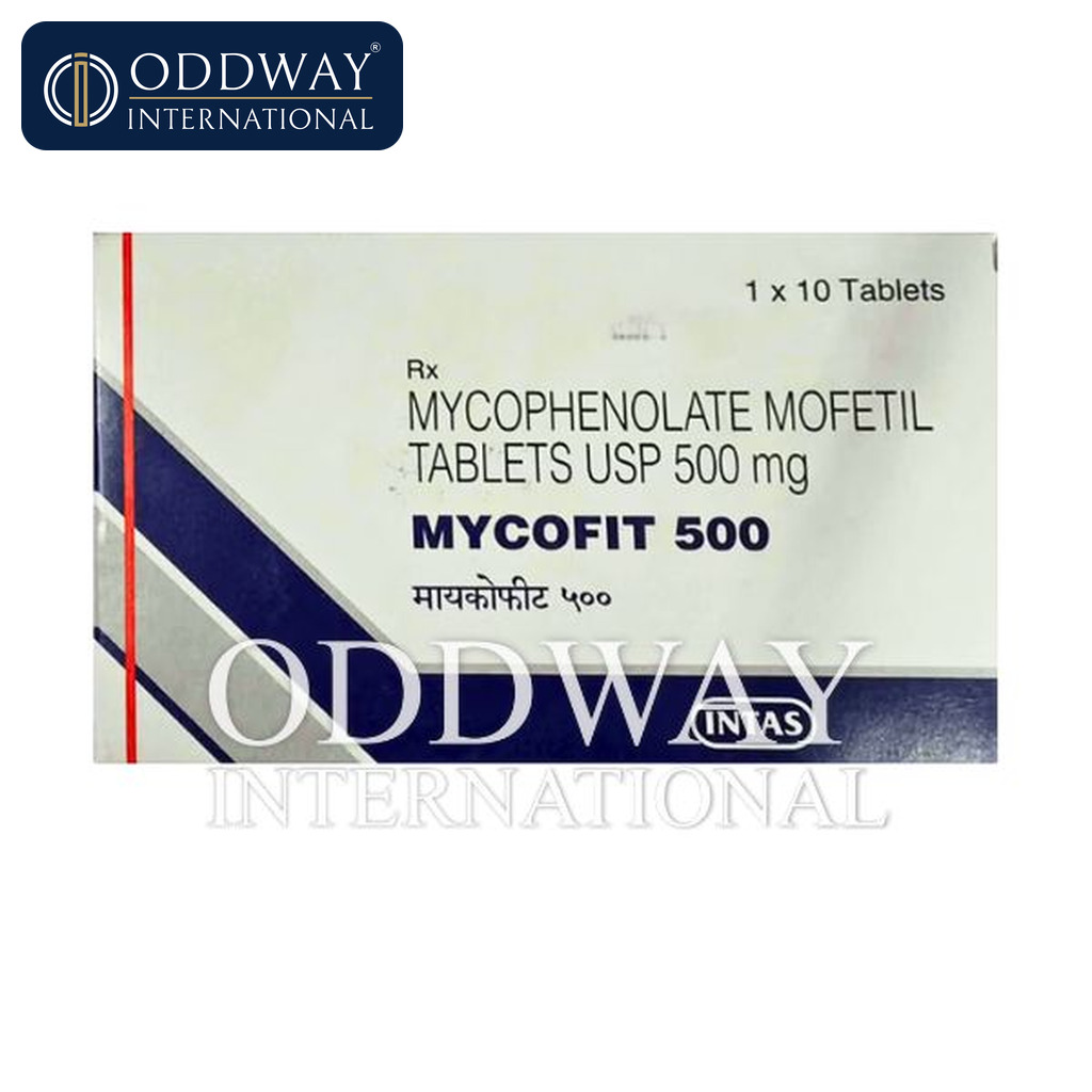 Mycophenolate mofetil 500 mg tablet image