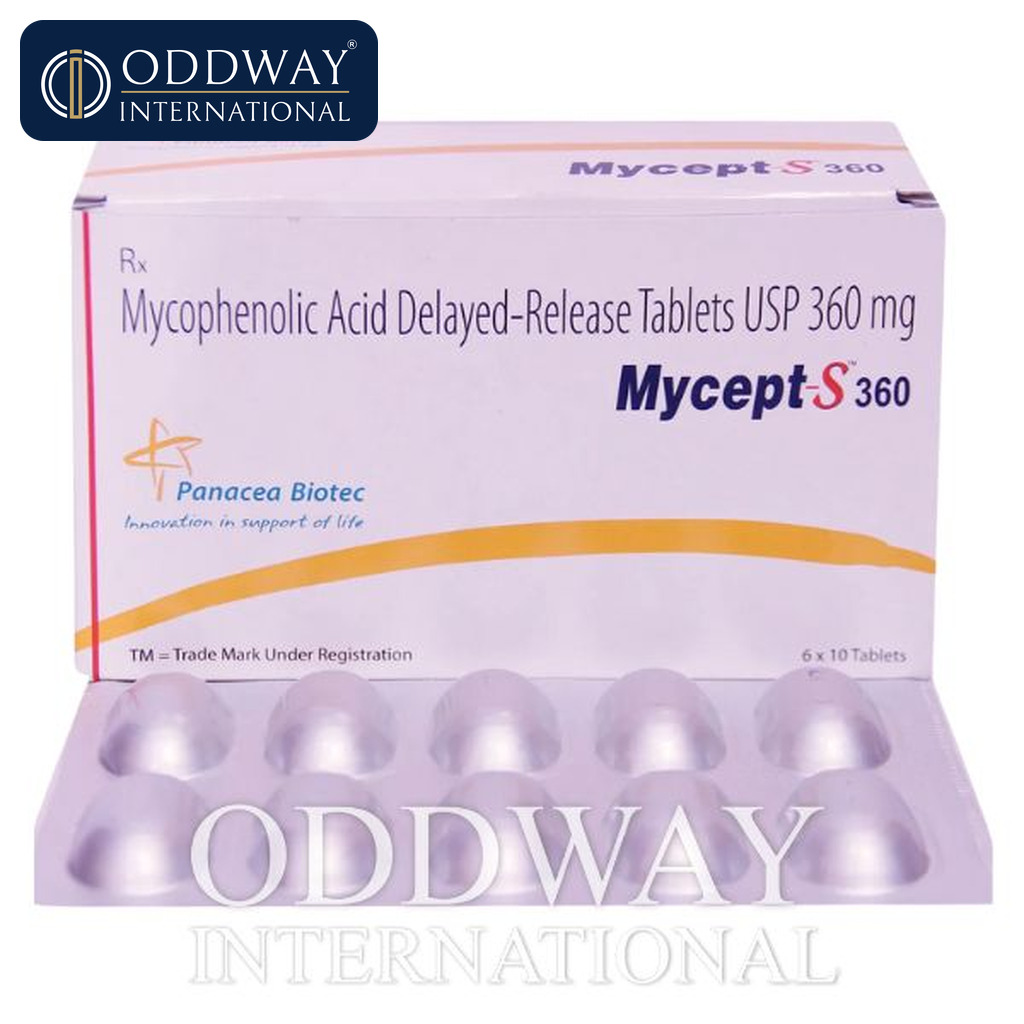 Mycept S 360 mg Tablet export documentation and logistics support