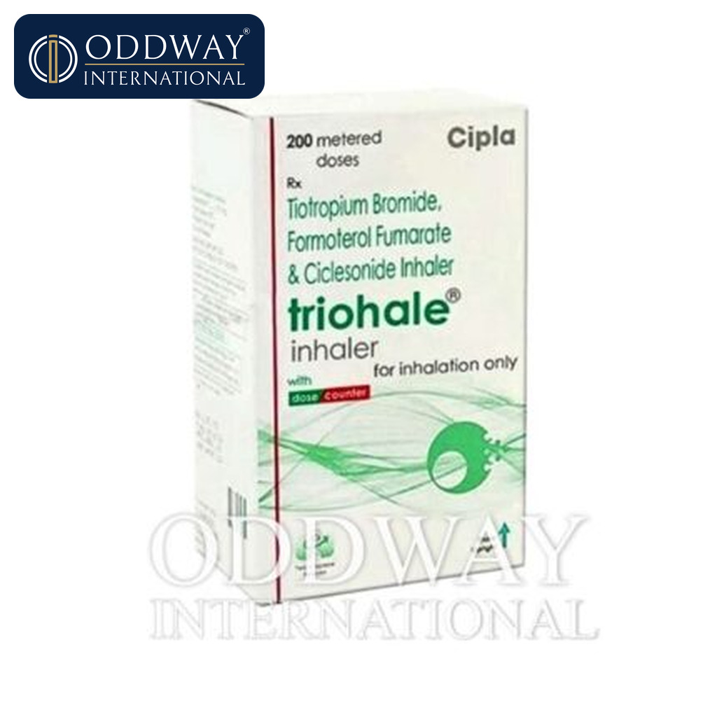 Triohale Tiotropium Formoterol Ciclesonide Inhaler for wholesale export supply
