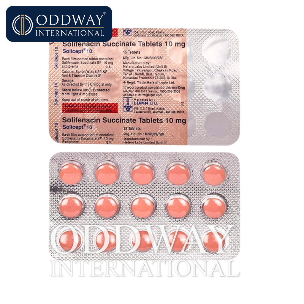 Solicept 5 mg Tablet India supplier for institutions