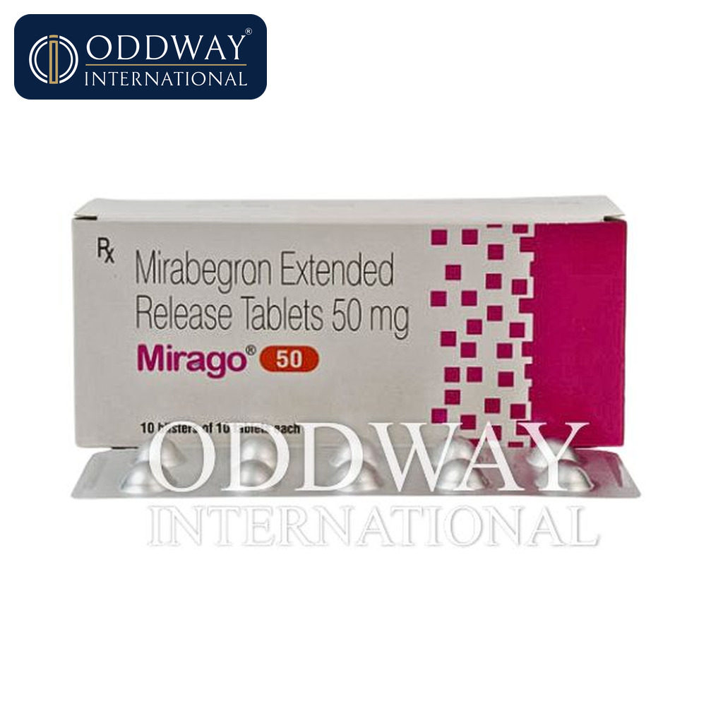 Mirago 50 mg Tablet supplier for global importers