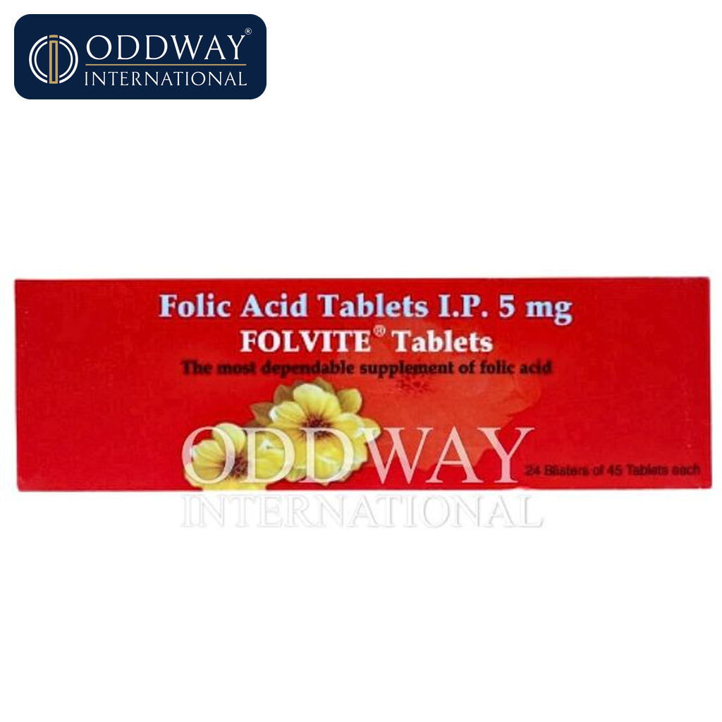 Folic Acid 5 mg Tablet supplier from India for distributors