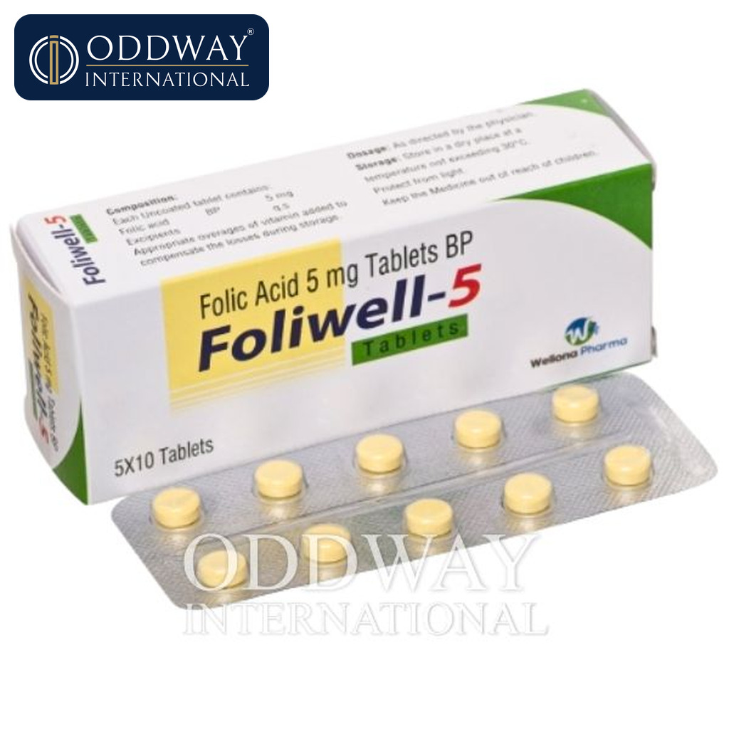 Folic Acid 5 mg Tablet exporter with COA and compliance support