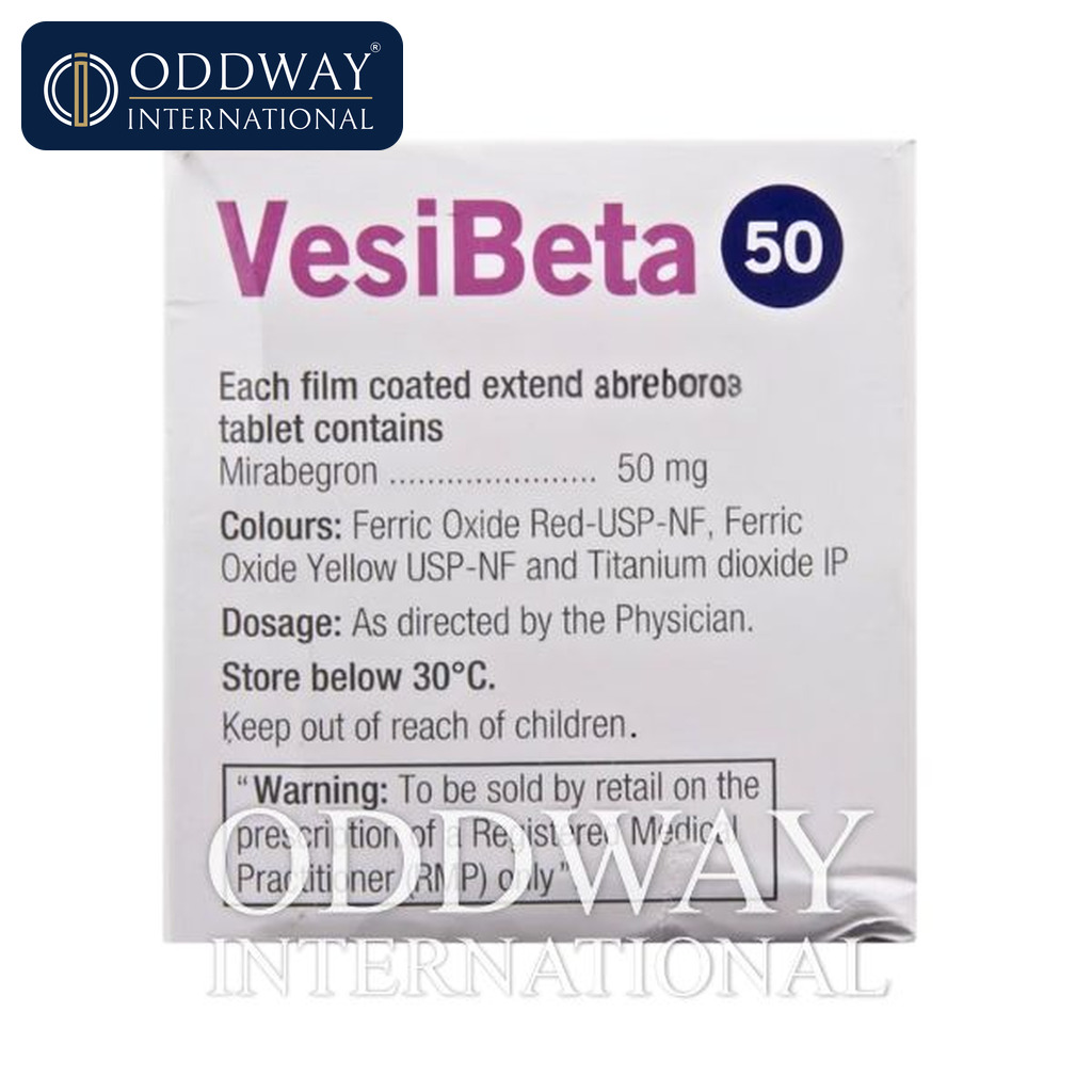 Vesibeta 50 mg Tablet generic sourcing review for institutional buyers