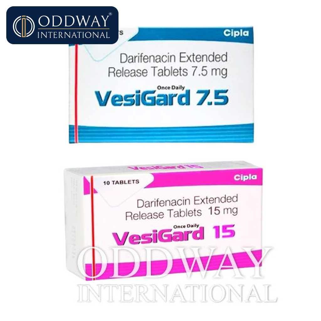 Darifenacin 7.5 mg Tablet generic sourcing subject to availability