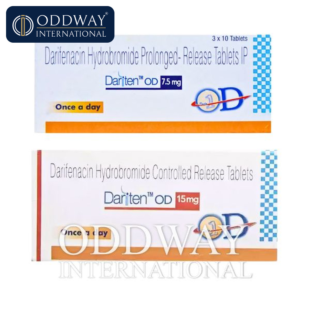 Darifenacin tablet named patient supply coordination for institutions