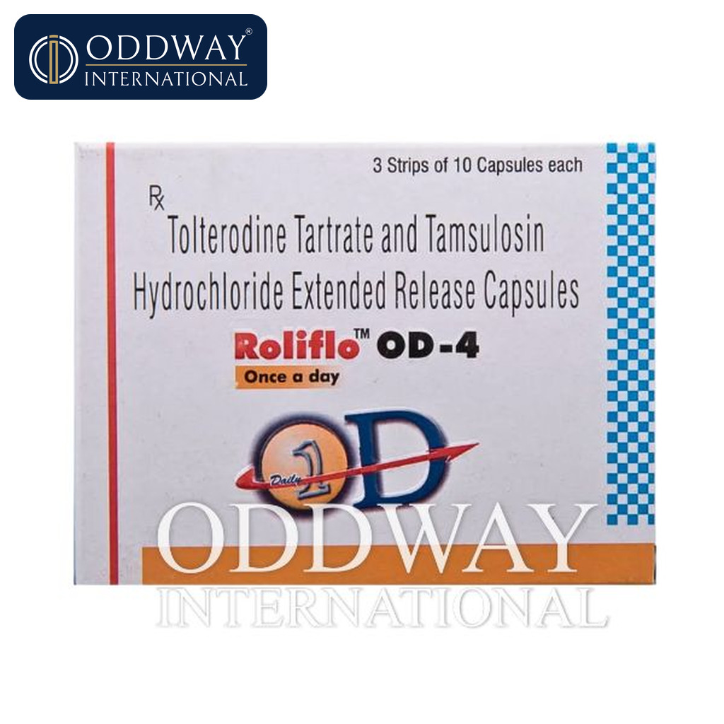 Bulk supplier Roliflo OD 2/4 Capsule for pharmaceutical distributors