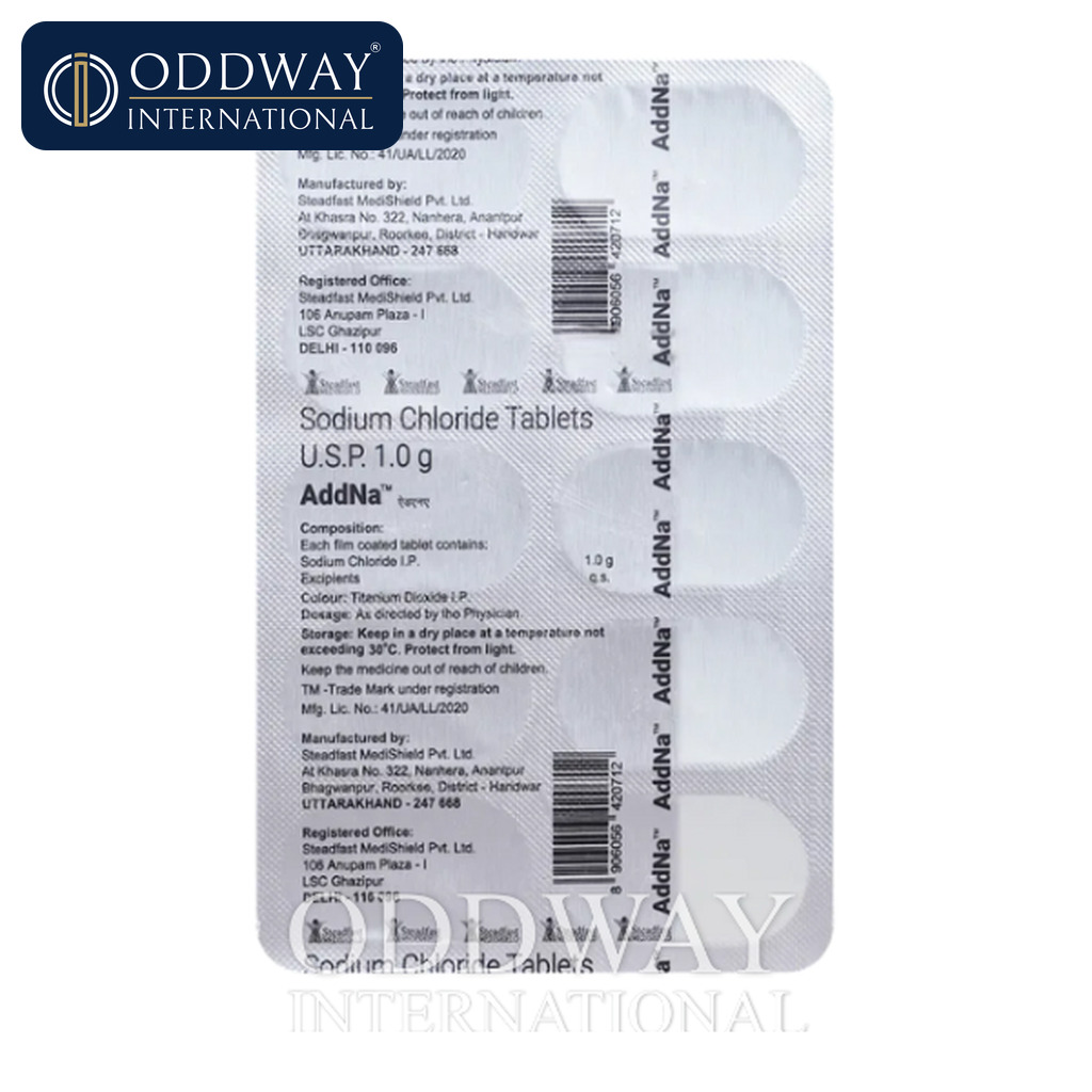 Bulk purchase Addna Sodium Chloride Tablets for distributors and hospitals