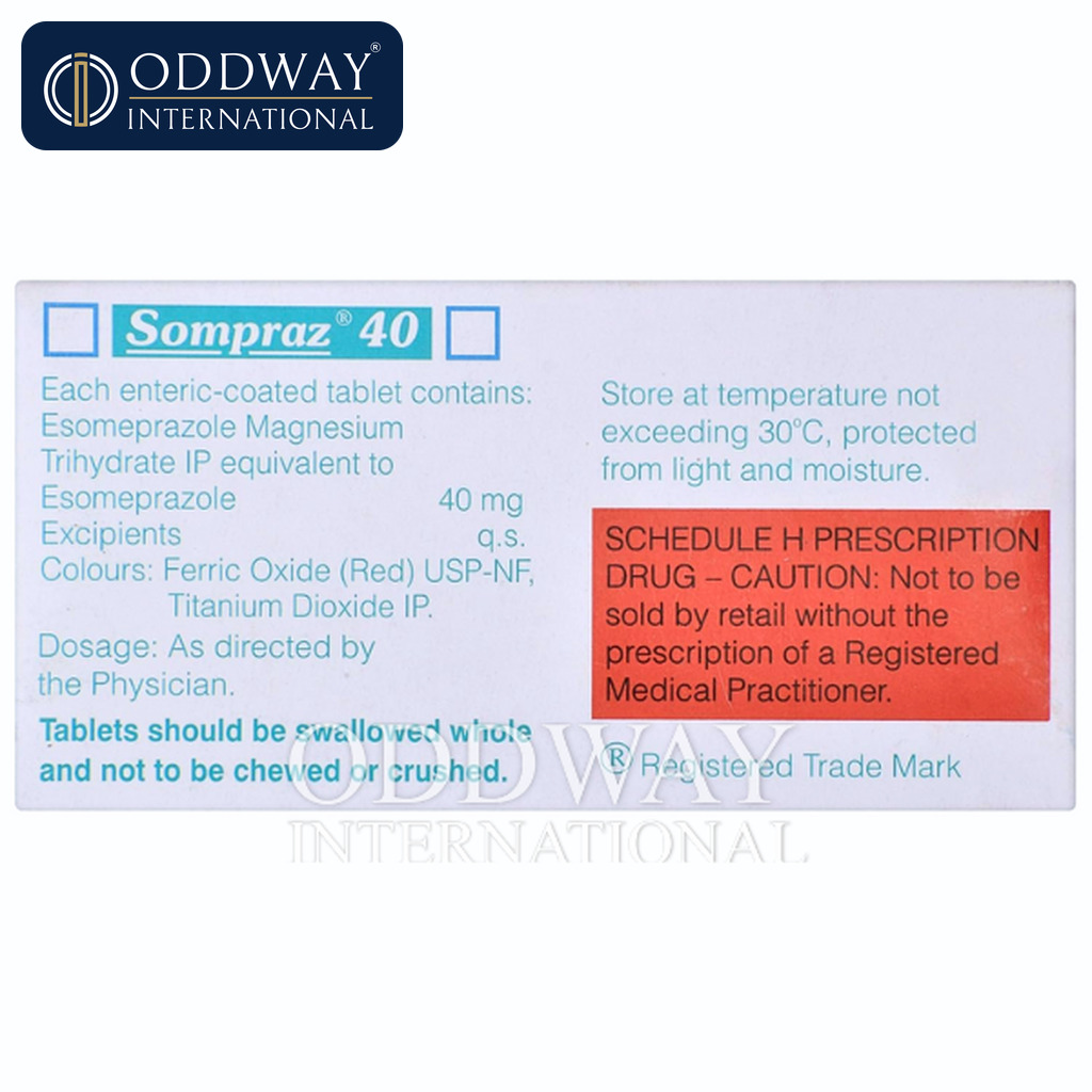 Esomeprazole 40mg Tablet supplier for international buyers