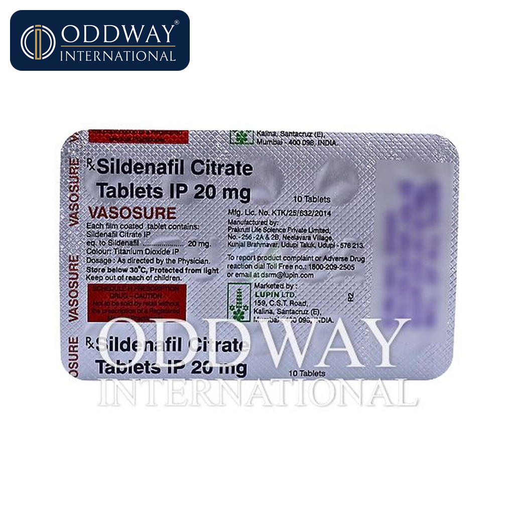 Bulk purchase Vasosure 20 mg Tablet MOQ and tiered ordering