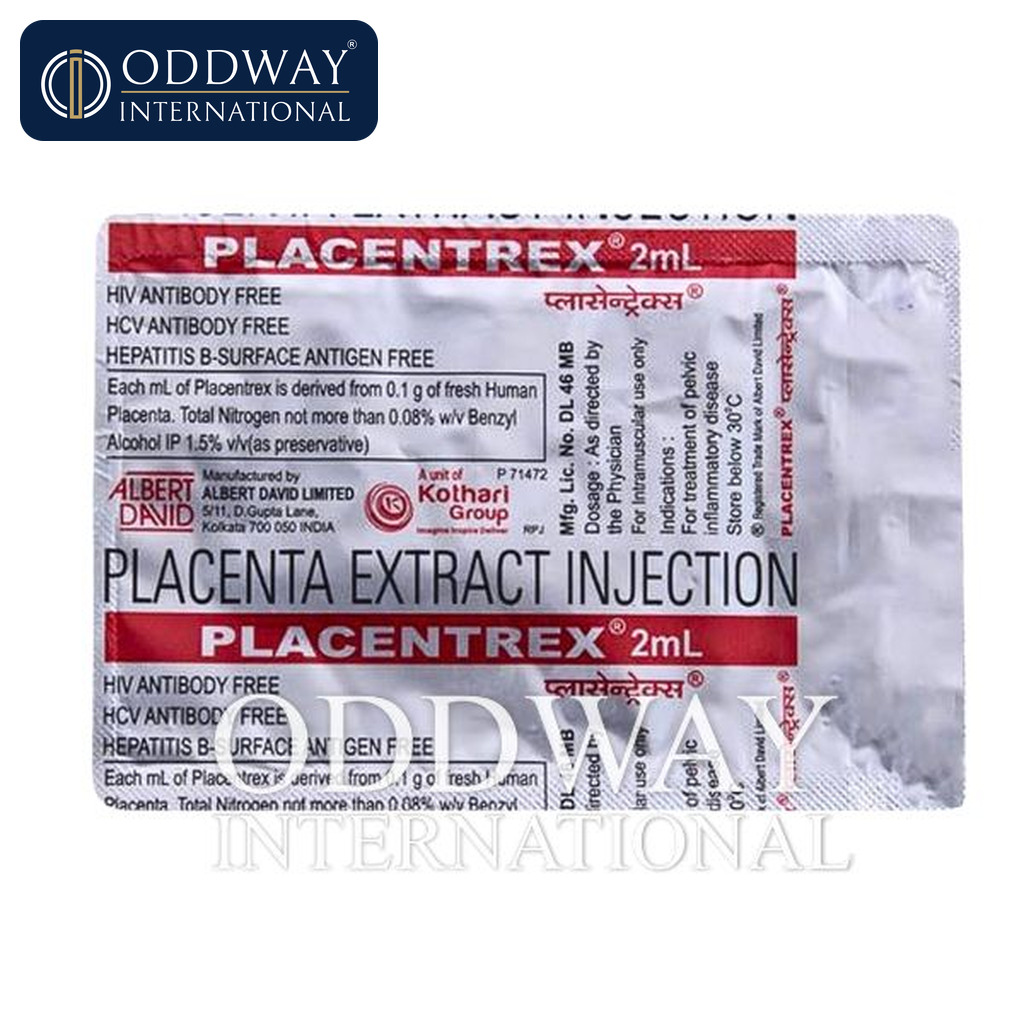 Placenta Extract Injection supplier documentation and export-ready supply