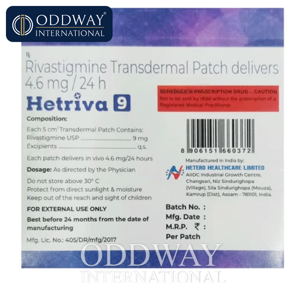 Rivastigmine Patch supplier for importers and hospital pharmacies