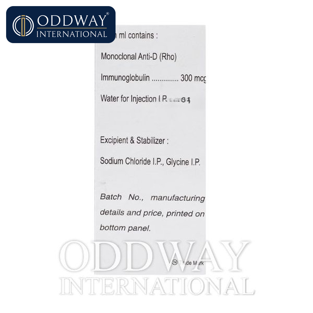 Bulk Rhoclone 300 mcg Injection supply for hospitals and distributors