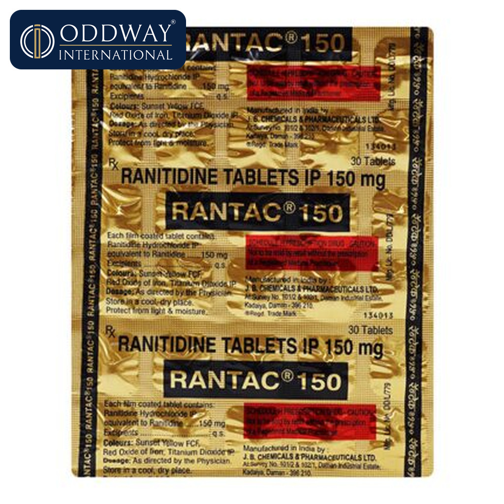 Ranitidine 150 mg wholesale procurement for licensed importers