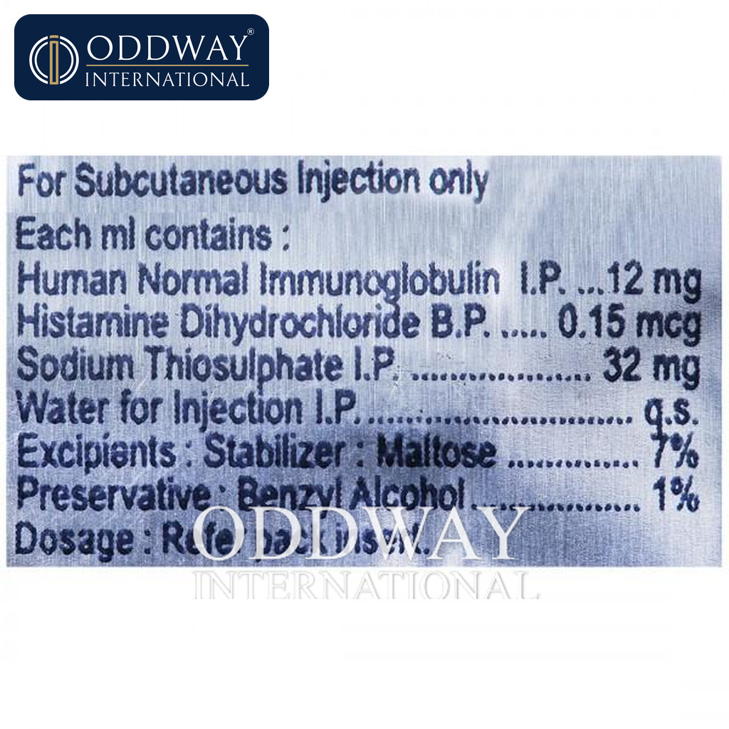 Bulk Histoglob Injection 1ml procurement for hospitals and distributors