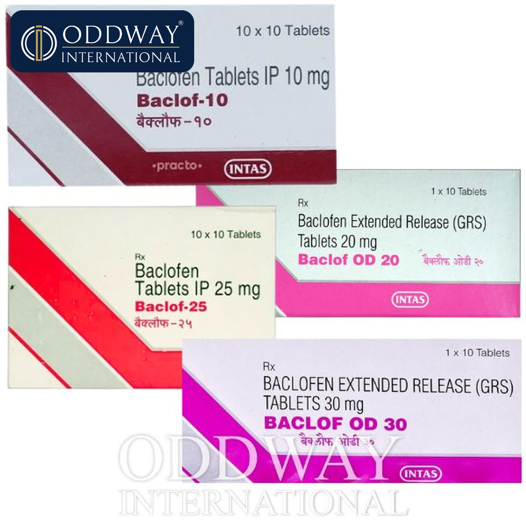 Baclofen 10mg tablet supplier for distributors and hospitals