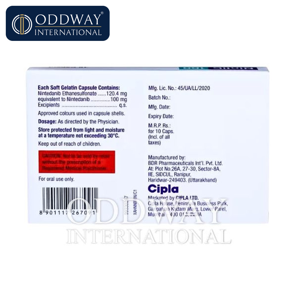 Nintib 150 mg Capsule price enquiry for export supply