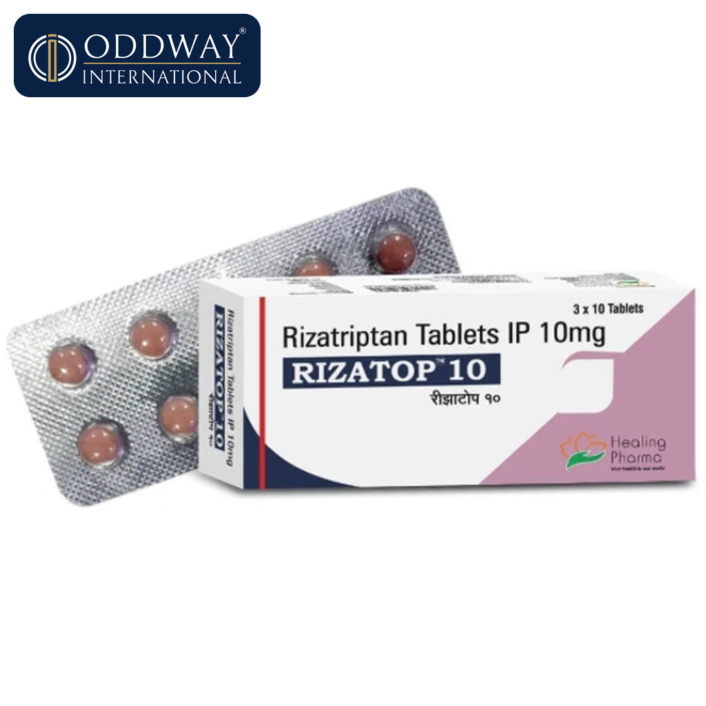 Rizatriptan 10 mg Tablet supplier for international buyers