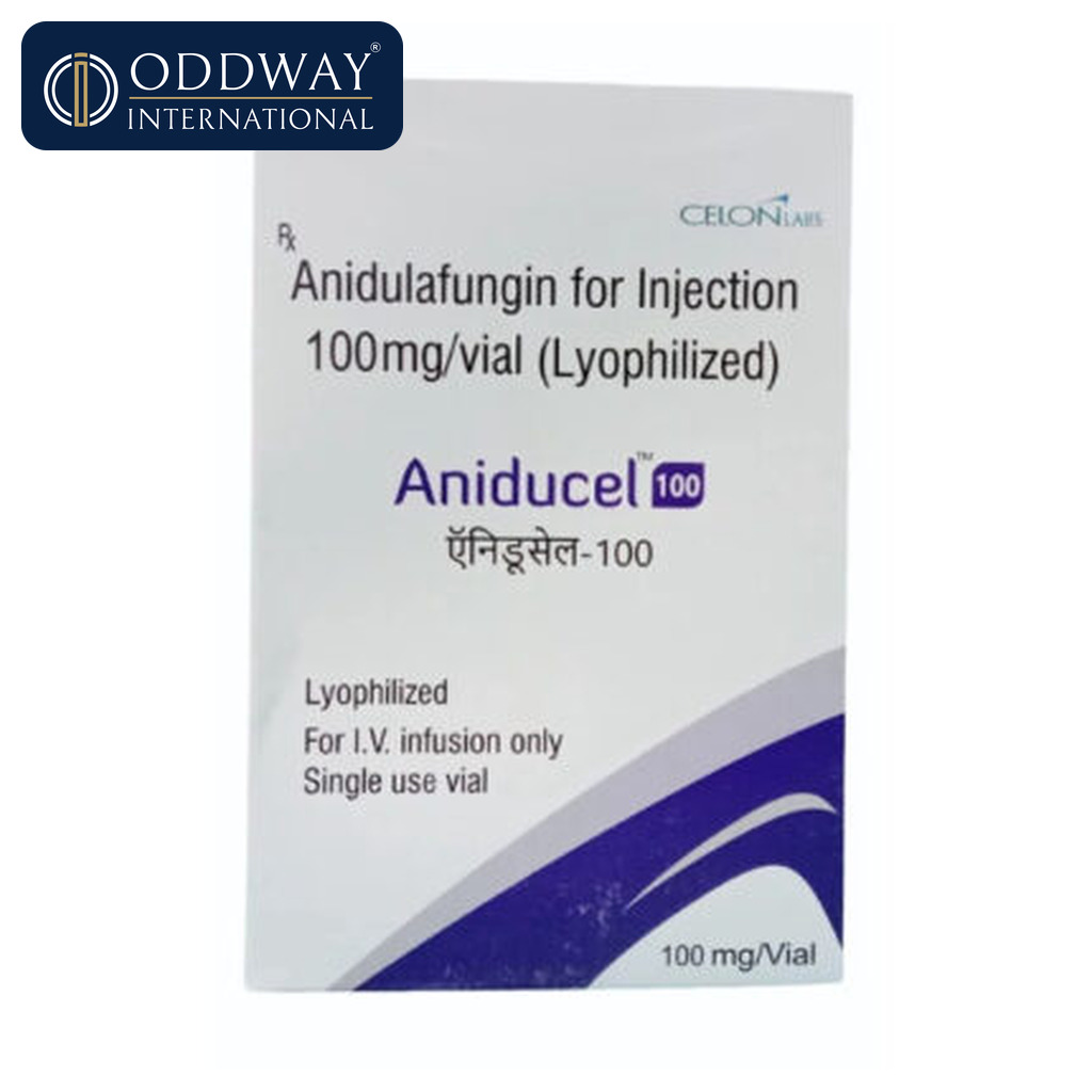 Anidulafungin 100 mg Injection wholesale supply for hospitals and importers