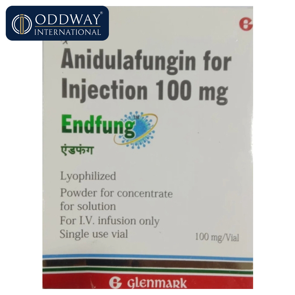 Abastecimiento de Inyección de Anidulafungin 100 mg genérica sujeto a disponibilidad