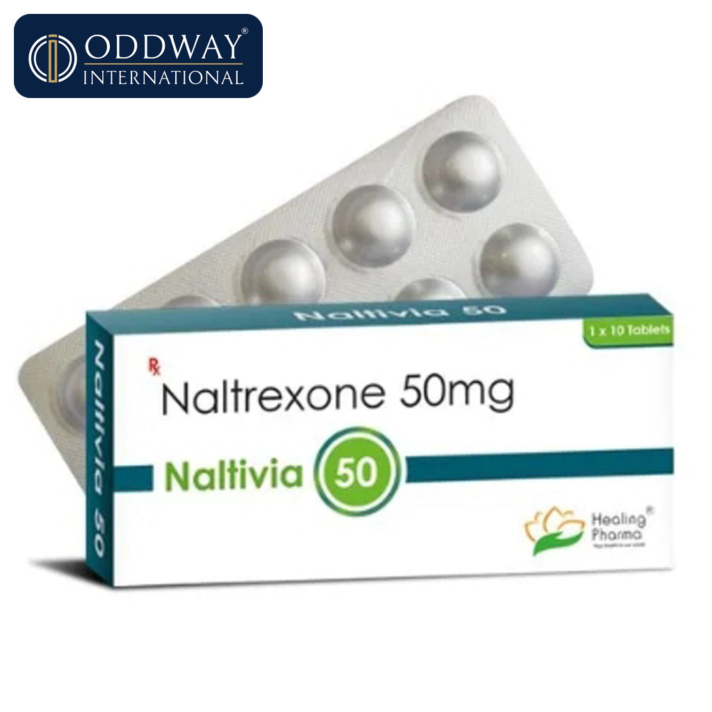 Naltrexone 50 mg tablet exporter from India for global markets