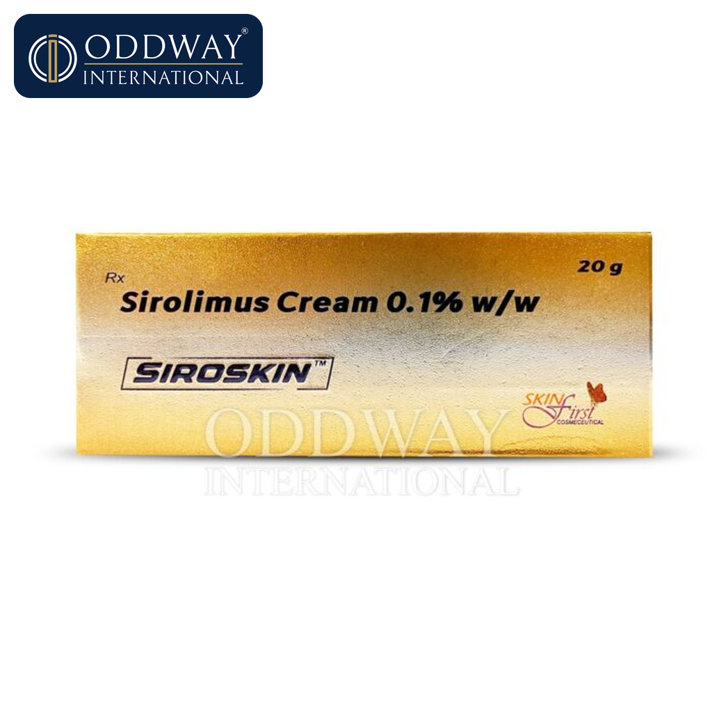 Crema tópica de sirolimus para adquisición institucional