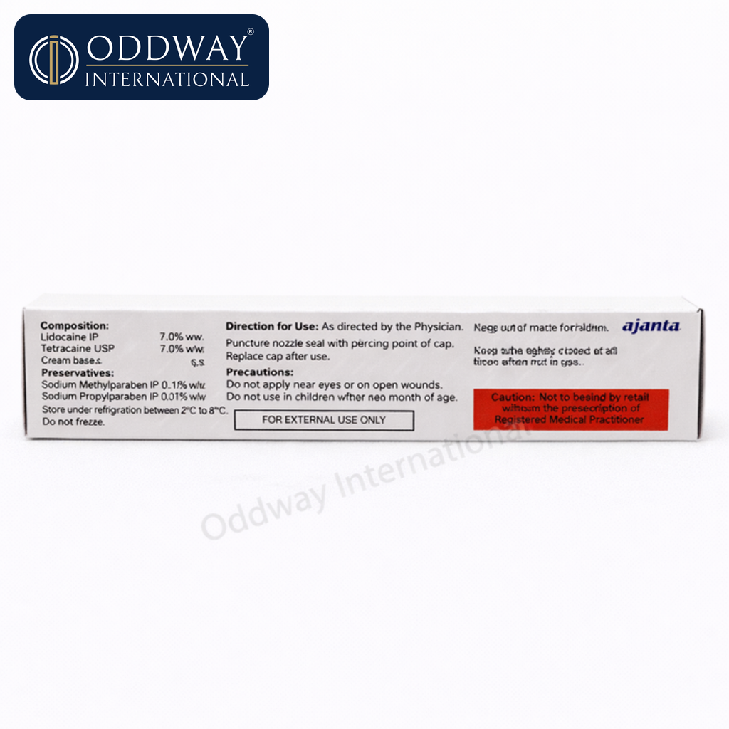 Lidocaine Tetracaine Cream exporter logistics and documentation support
