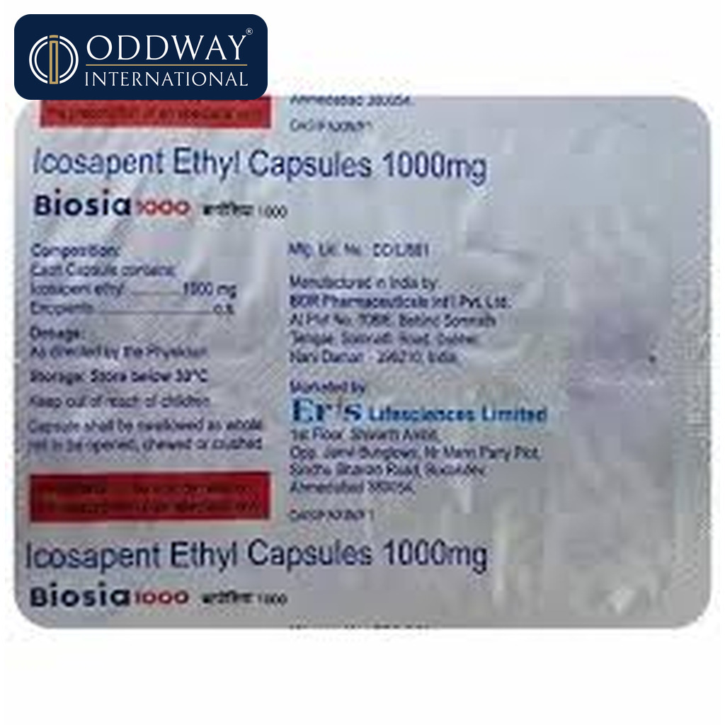 Icosapent Ethyl 1gm Capsules for wholesale pharmaceutical export