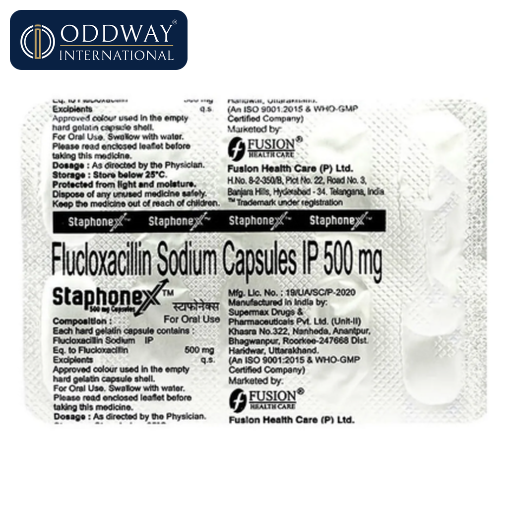 Suministro de exportador de Cápsulas de Flucloxacilina 500mg para adquisición B2B