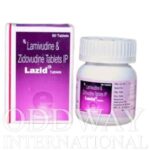 Lazid Lamivudine 150 mg Zidovudine 300 mg Tablets