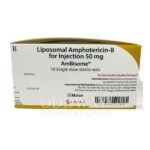 amphotericin b liposomal injection 50 mg
