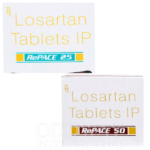 box of losartan 50 mg and Losartan 25 mg
