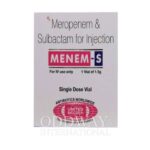 meropenem sulbactam injection price​