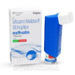 Asthalin 100 mcg salbutamol inhaler or salbutamol spray