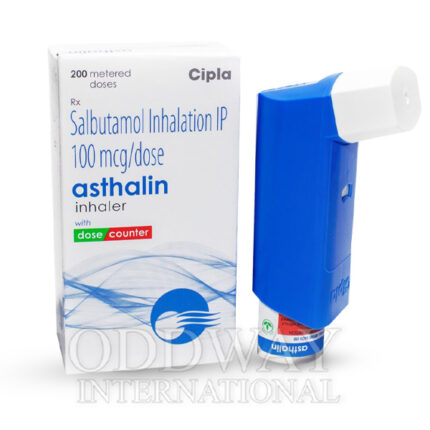 Asthalin 100 mcg salbutamol inhaler or salbutamol spray