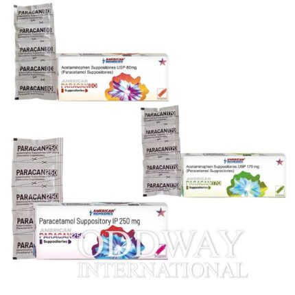 Paracetamol suppository 250 mg