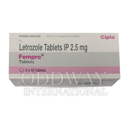 Box of Fempro Letrozole 2.5 mg tablet