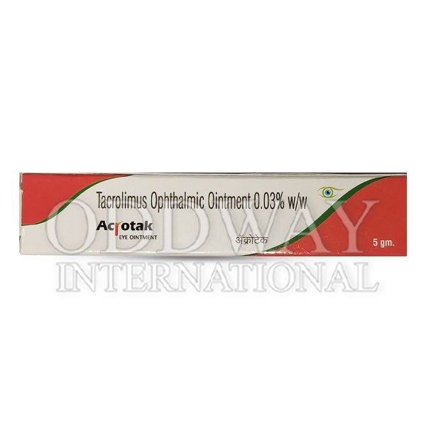 Acrotak Tacrolimus Eye Ointment Buy at wholesale price