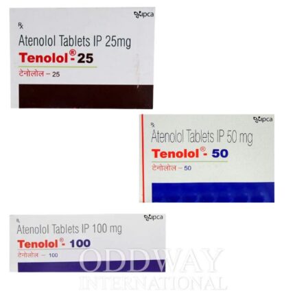 Box of tenolol 50 atenolol tablet 50 mg