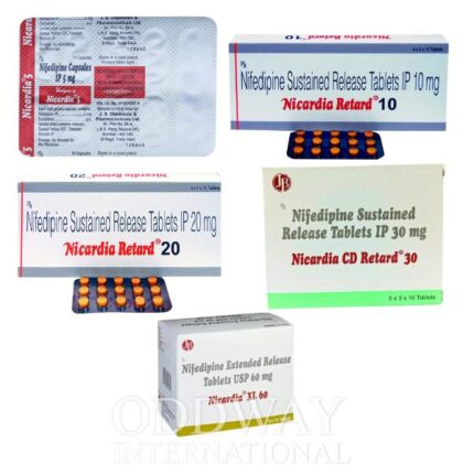 brands of Nifedipine 60 mg​ tablets