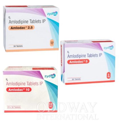 box of Amlodac 5 mg & 2.5 mg tablet