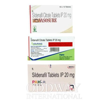 Sildenafil 20 mg for Pulmonary arterial hypertension PAH