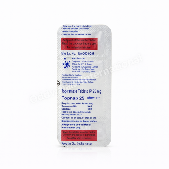 Topiramate Generic tablets blister pack for distributors
