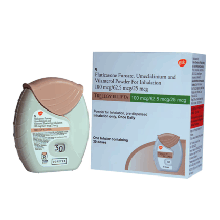 Trelegy Ellipta inhaler pack for COPD and asthma treatment