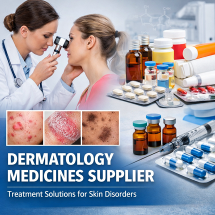 Dermatology medicines supplier providing treatment solutions for skin disorders